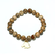 picture jasper small goddess bracelet with horse head