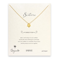 ivy sorority necklace, gold dipped
