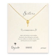 sorority sisters forever reminder necklace with gold dipped kite