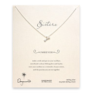 sorority sisters forever reminder necklace with sterling silver arrow
