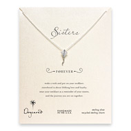 sorority sisters forever reminder necklace with sterling silver kite