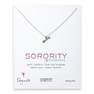 arrow sorority necklace, sterling silver