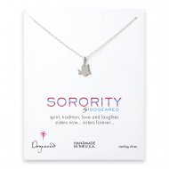 dove sorority necklace, sterling silver