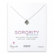 ivy sorority necklace, sterling silver