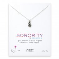 squirrel sorority necklace, sterling silver