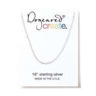 create sterling silver chain - 18 inches