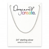 ball chain, silver 24"