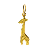 giraffe charm, gold dipped