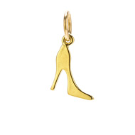 stiletto charm, gold dipped