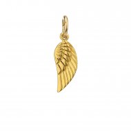 guardian angel wing, gold dipped