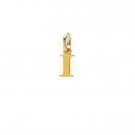 open i charm, gold dipped