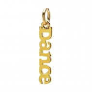 dance charm, gold dipped