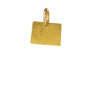colorado charm, gold dipped