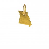 missouri charm, gold dipped