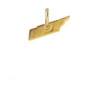 tennessee charm, gold dipped