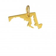 maryland charm, gold dipped