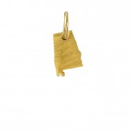 alabama charm, gold dipped