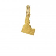 idaho charm, gold dipped