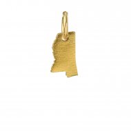 mississippi charm, gold dipped