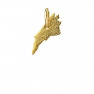 north carolina charm, gold dipped