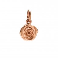 rose charm, rose gold