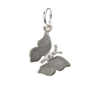 monarch butterfly charm, sterling silver