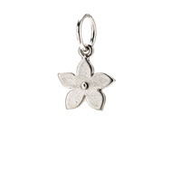 cherry blossom charm, sterling silver