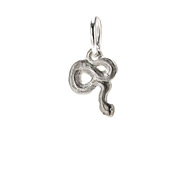 snake charm, sterling silver