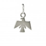 thunderbird charm, sterling silver