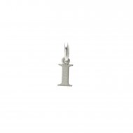 open i charm, sterling silver