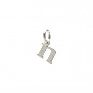 open n charm, sterling silver