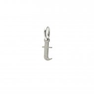 open t charm, sterling silver