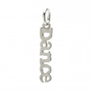 dance charm, sterling silver