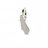 california charm, sterling silver