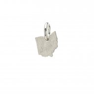 ohio charm, sterling silver