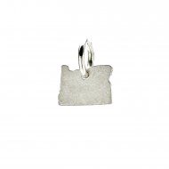 oregon charm, sterling silver