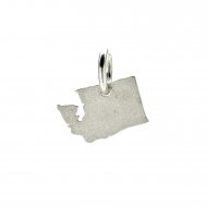 washington charm, sterling silver