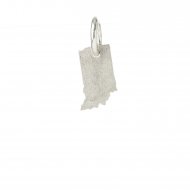 indiana charm, sterling silver