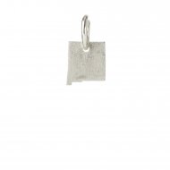 new mexico charm, sterling silver