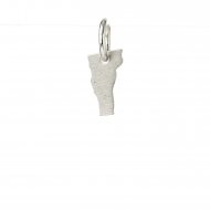 vermont charm, sterling silver