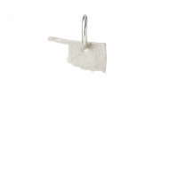 oklahoma charm, sterling silver