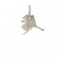 alaska charm, sterling silver