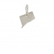 connecticut charm, sterling silver