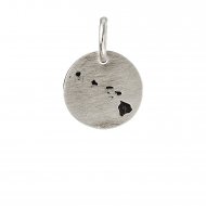 hawaii charm, sterling silver