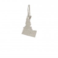 idaho charm, sterling silver