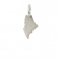 maine charm, sterling silver