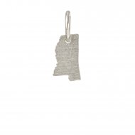 mississippi charm, sterling silver