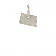 north dakota charm, sterling silver
