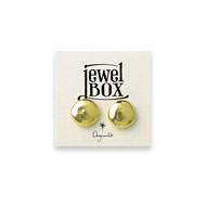 jewel box gold dipped coin stud earrings