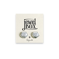 jewel box sterling silver nugget stud earrings